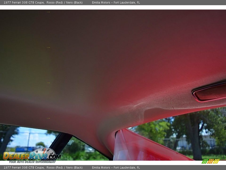 1977 Ferrari 308 GTB Coupe Rosso (Red) / Nero (Black) Photo #79