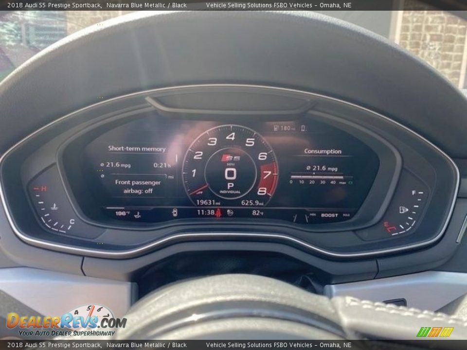 2018 Audi S5 Prestige Sportback Gauges Photo #2