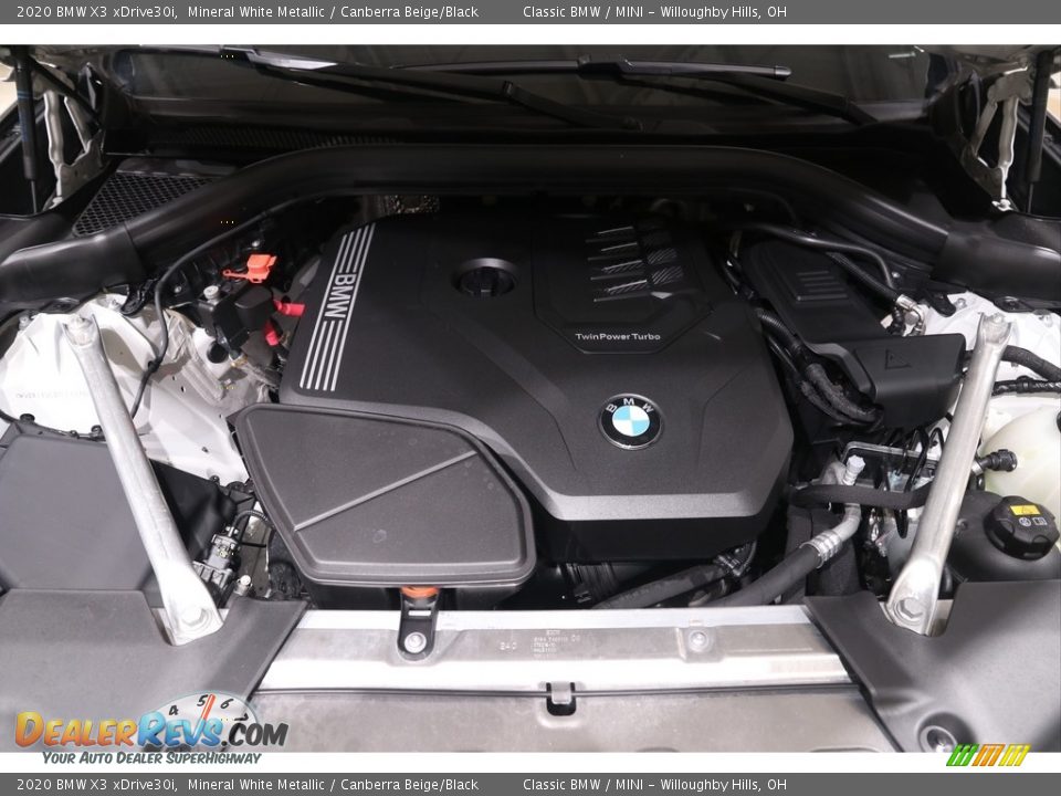 2020 BMW X3 xDrive30i Mineral White Metallic / Canberra Beige/Black Photo #21