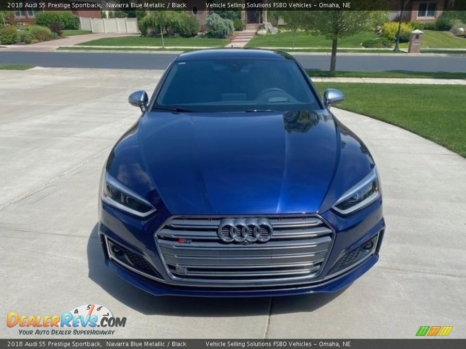 2018 Audi S5 Prestige Sportback Navarra Blue Metallic / Black Photo #5