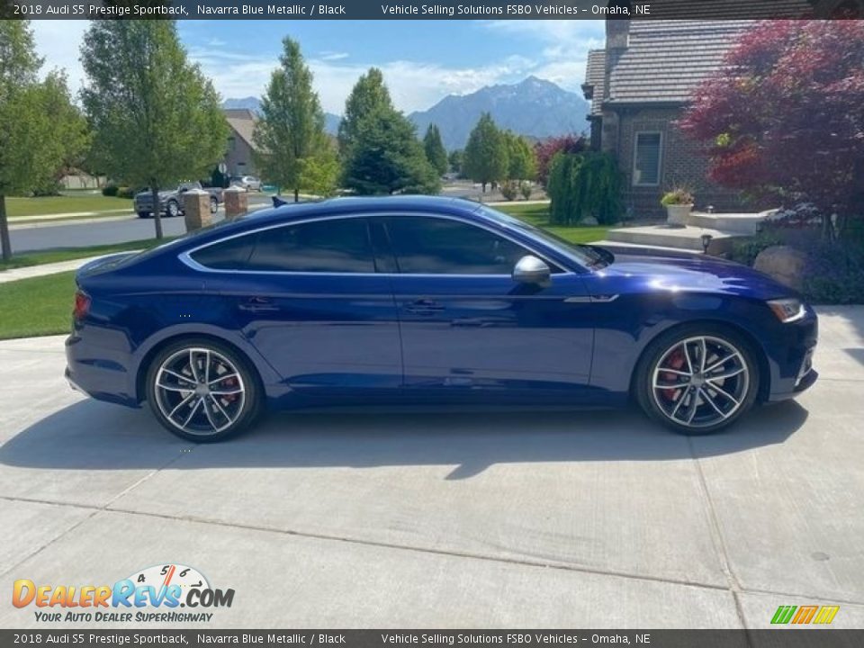 Navarra Blue Metallic 2018 Audi S5 Prestige Sportback Photo #6