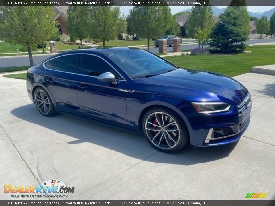 Navarra Blue Metallic 2018 Audi S5 Prestige Sportback Photo #7