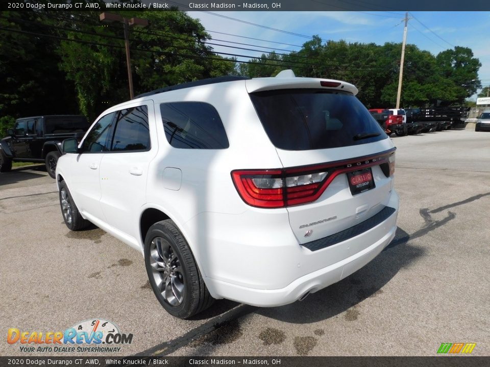 2020 Dodge Durango GT AWD White Knuckle / Black Photo #5