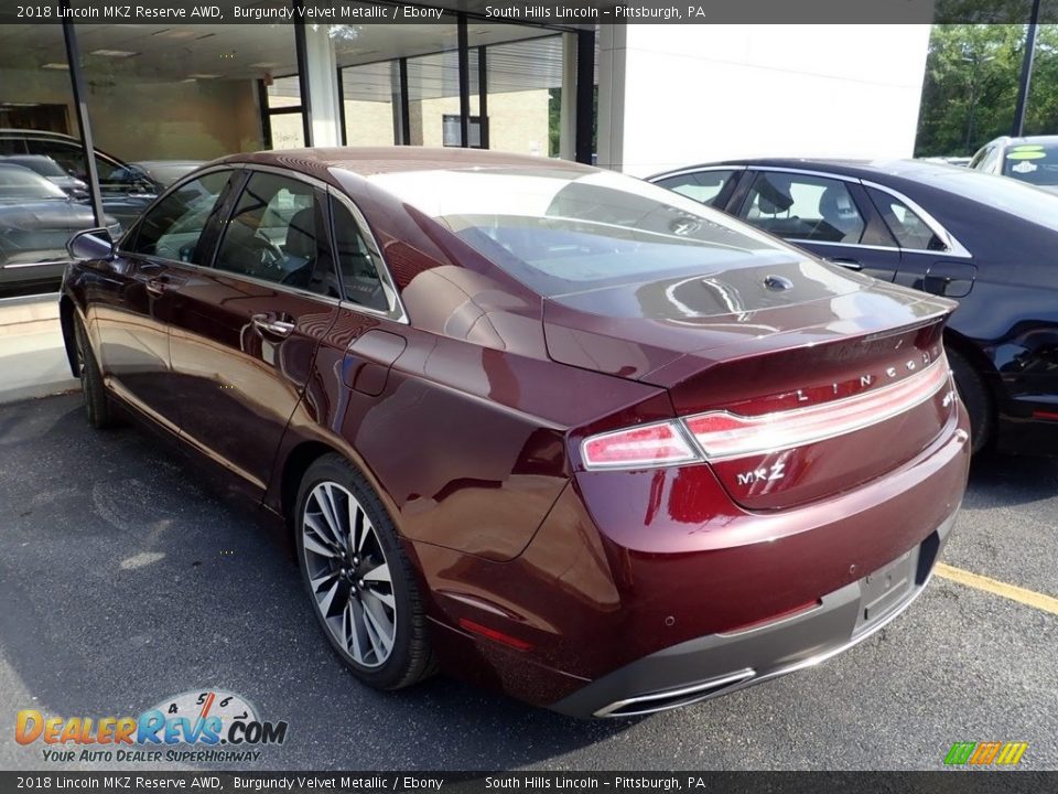 2018 Lincoln MKZ Reserve AWD Burgundy Velvet Metallic / Ebony Photo #2