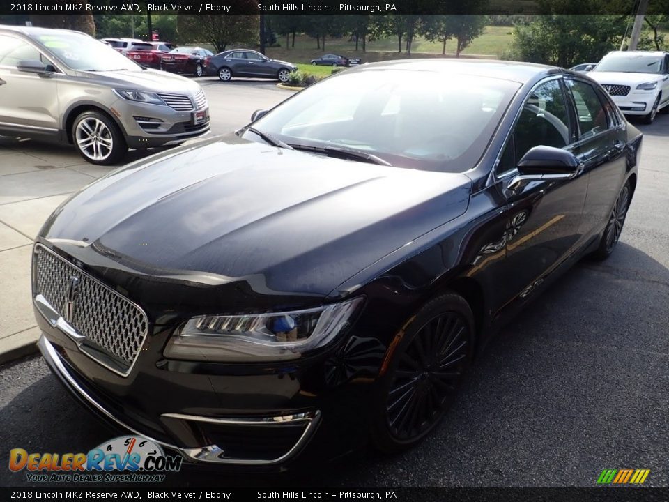 2018 Lincoln MKZ Reserve AWD Black Velvet / Ebony Photo #1