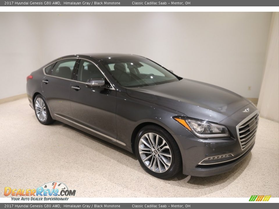 2017 Hyundai Genesis G80 AWD Himalayan Gray / Black Monotone Photo #1