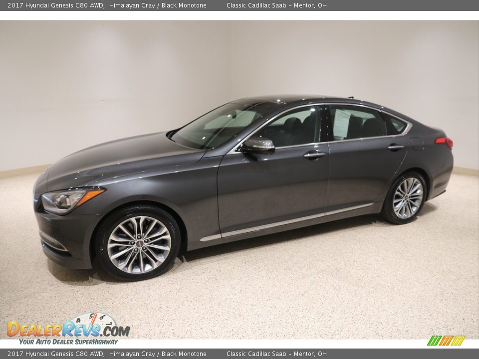 2017 Hyundai Genesis G80 AWD Himalayan Gray / Black Monotone Photo #3