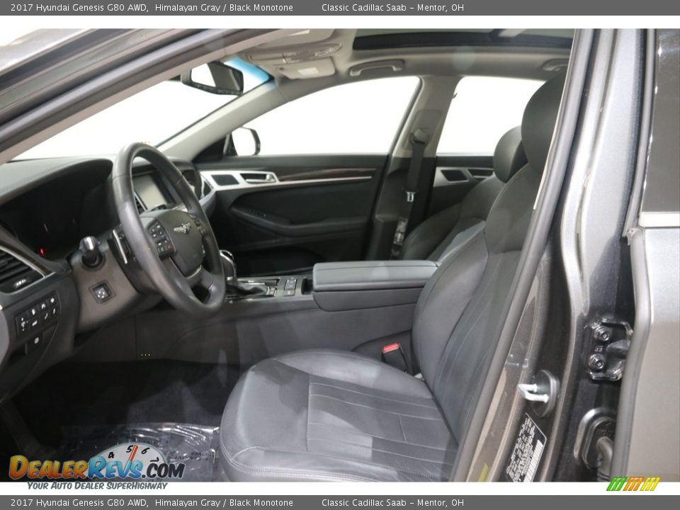 2017 Hyundai Genesis G80 AWD Himalayan Gray / Black Monotone Photo #5