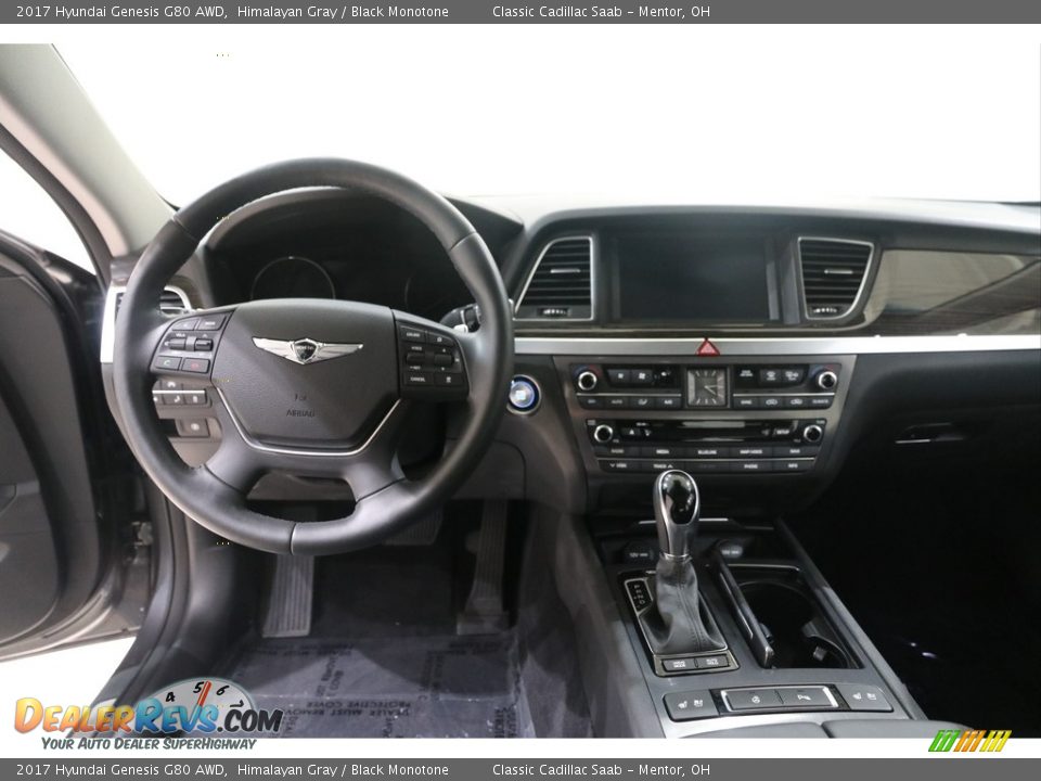 2017 Hyundai Genesis G80 AWD Himalayan Gray / Black Monotone Photo #6