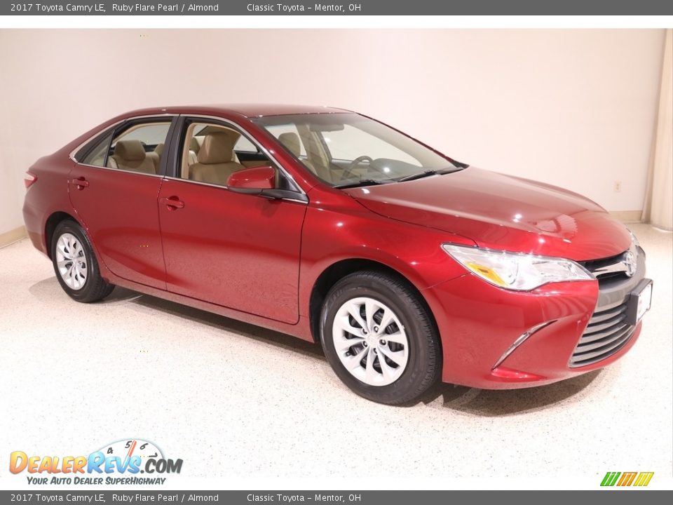 2017 Toyota Camry LE Ruby Flare Pearl / Almond Photo #1