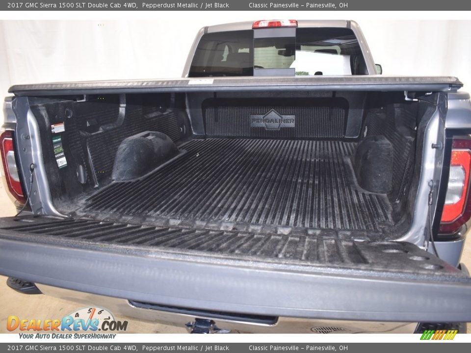 2017 GMC Sierra 1500 SLT Double Cab 4WD Pepperdust Metallic / Jet Black Photo #9