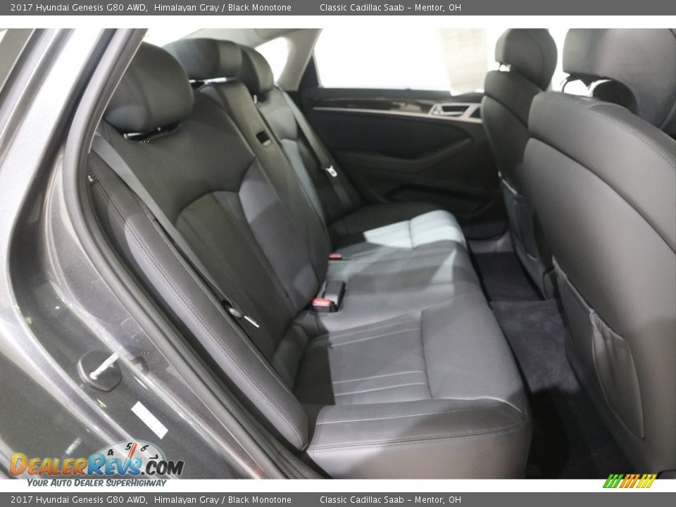 2017 Hyundai Genesis G80 AWD Himalayan Gray / Black Monotone Photo #16