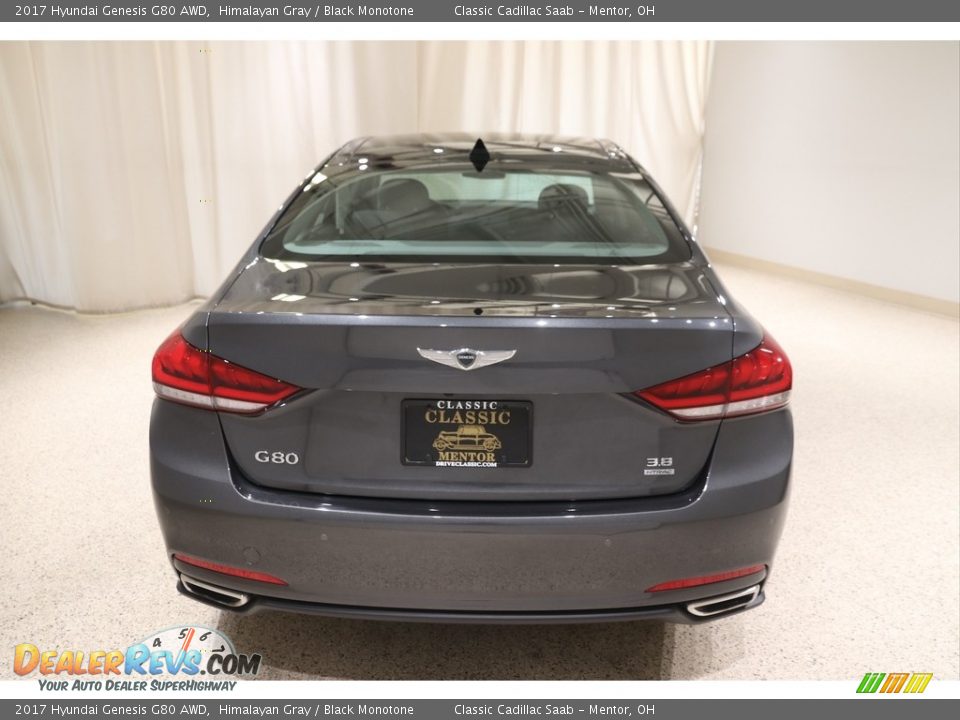 2017 Hyundai Genesis G80 AWD Himalayan Gray / Black Monotone Photo #18