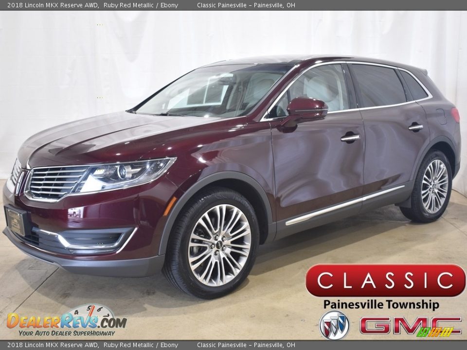 2018 Lincoln MKX Reserve AWD Ruby Red Metallic / Ebony Photo #1