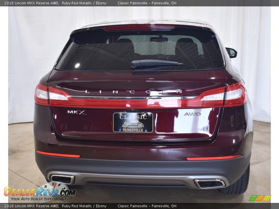 2018 Lincoln MKX Reserve AWD Ruby Red Metallic / Ebony Photo #3