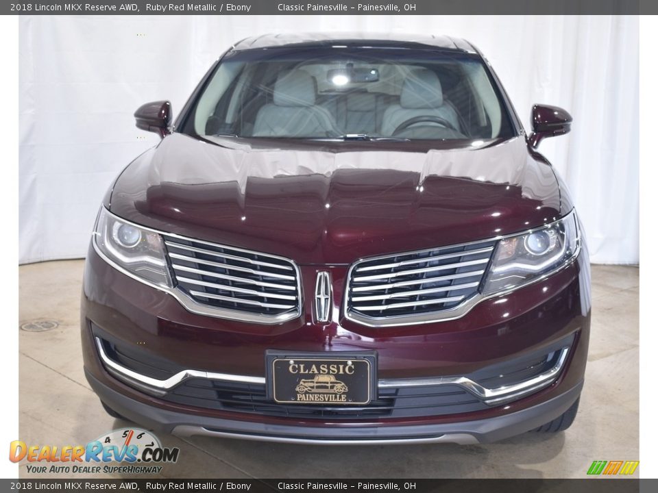 2018 Lincoln MKX Reserve AWD Ruby Red Metallic / Ebony Photo #4