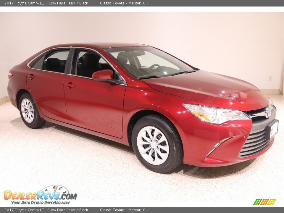 2017 Toyota Camry LE Ruby Flare Pearl / Black Photo #1
