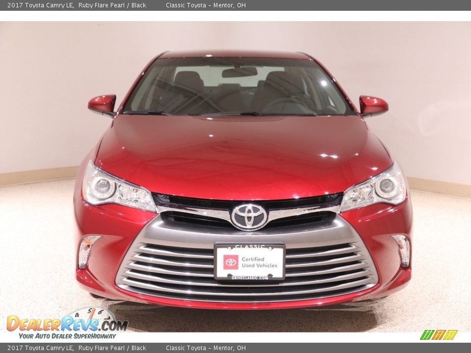 2017 Toyota Camry LE Ruby Flare Pearl / Black Photo #2