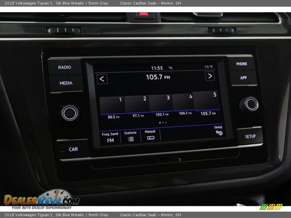 Audio System of 2018 Volkswagen Tiguan S Photo #10