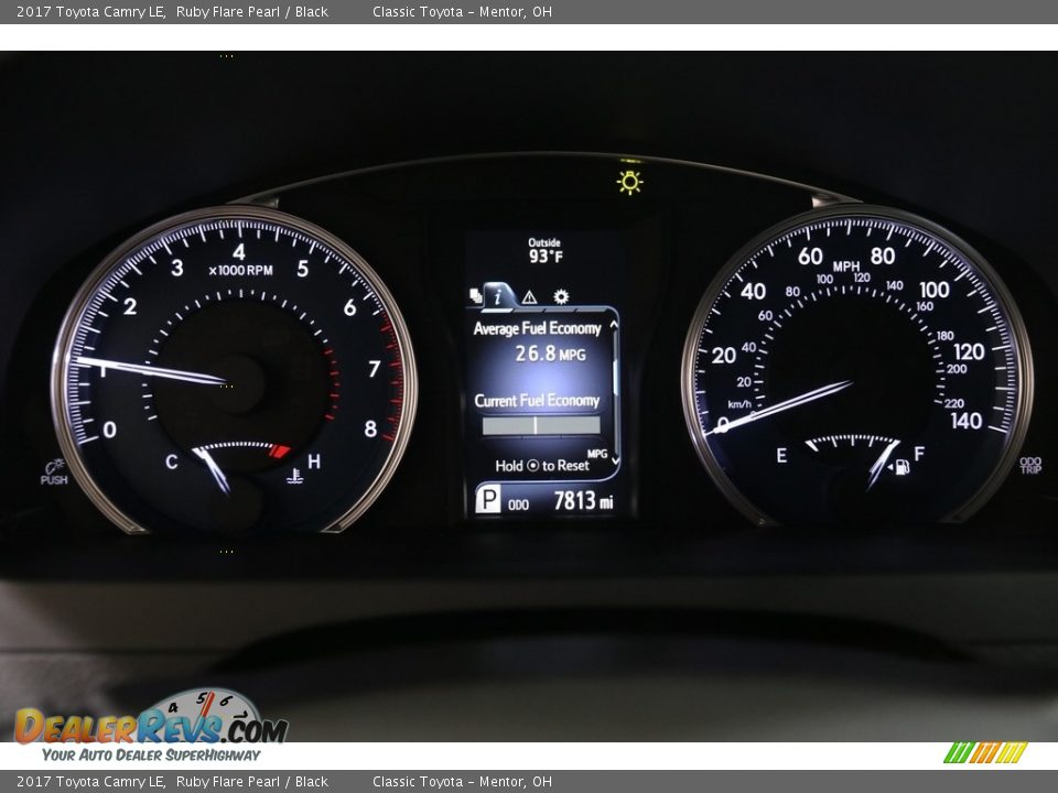 2017 Toyota Camry LE Ruby Flare Pearl / Black Photo #8