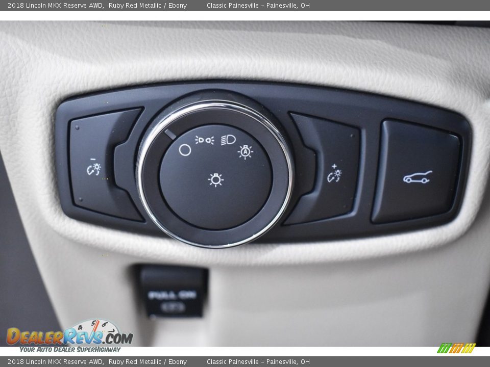 2018 Lincoln MKX Reserve AWD Ruby Red Metallic / Ebony Photo #12