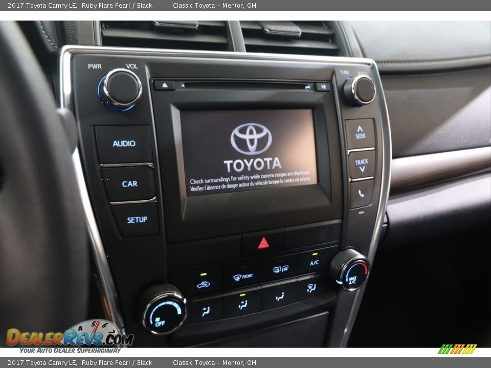 2017 Toyota Camry LE Ruby Flare Pearl / Black Photo #9