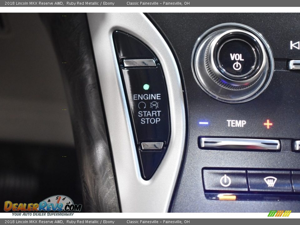 2018 Lincoln MKX Reserve AWD Ruby Red Metallic / Ebony Photo #17