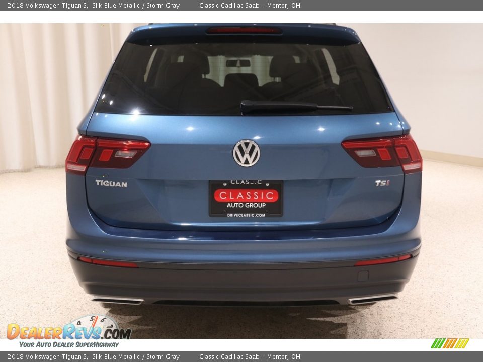 2018 Volkswagen Tiguan S Silk Blue Metallic / Storm Gray Photo #20