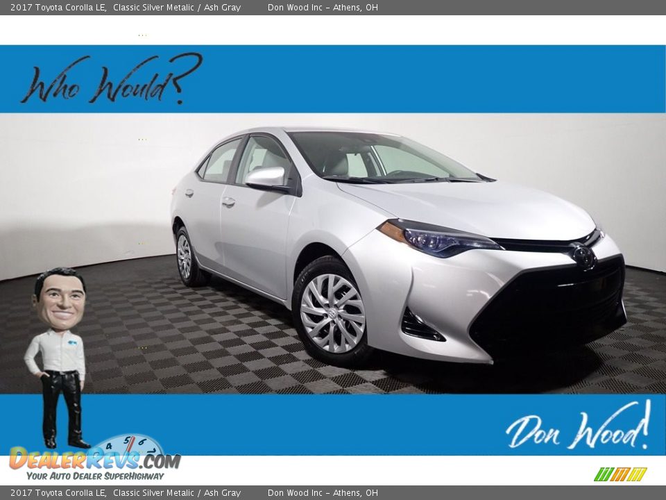 2017 Toyota Corolla LE Classic Silver Metalic / Ash Gray Photo #1