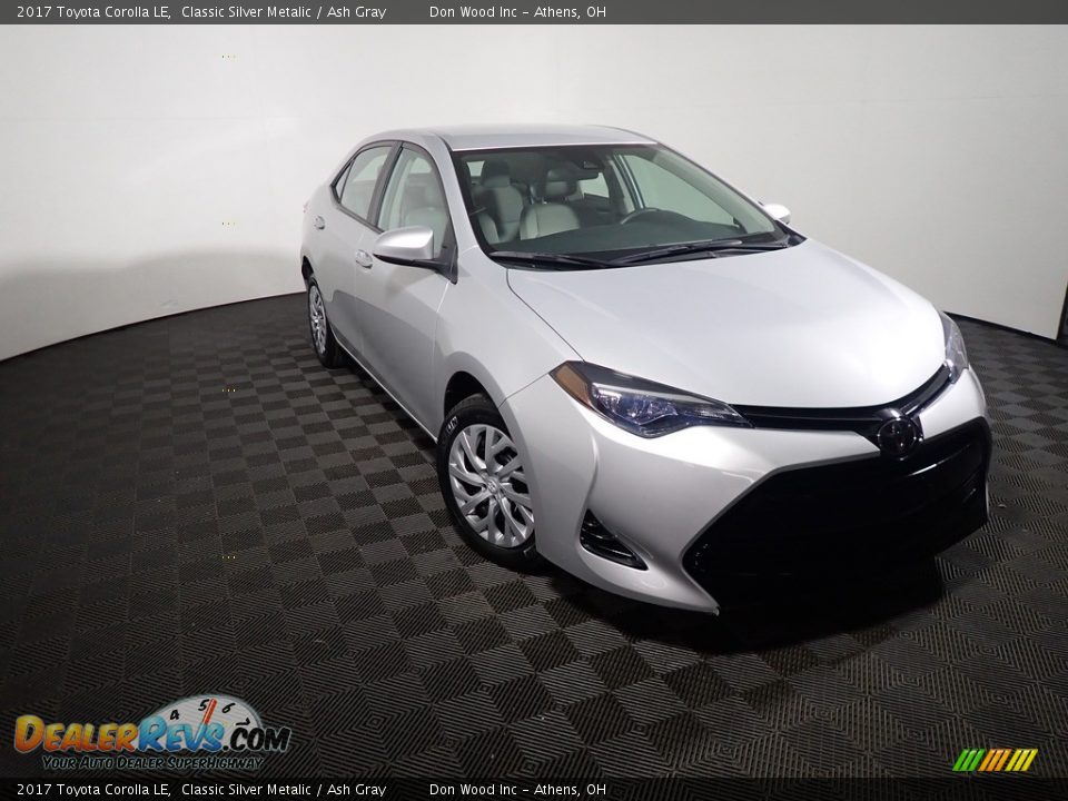 2017 Toyota Corolla LE Classic Silver Metalic / Ash Gray Photo #3