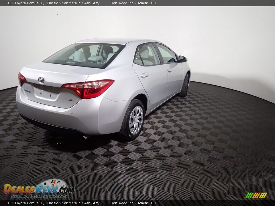 2017 Toyota Corolla LE Classic Silver Metalic / Ash Gray Photo #6