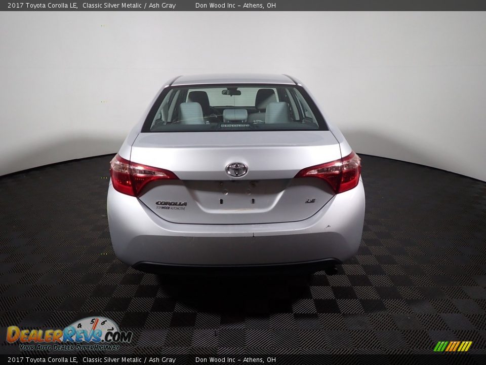 2017 Toyota Corolla LE Classic Silver Metalic / Ash Gray Photo #9