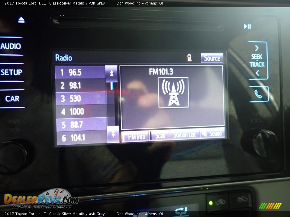 2017 Toyota Corolla LE Classic Silver Metalic / Ash Gray Photo #18