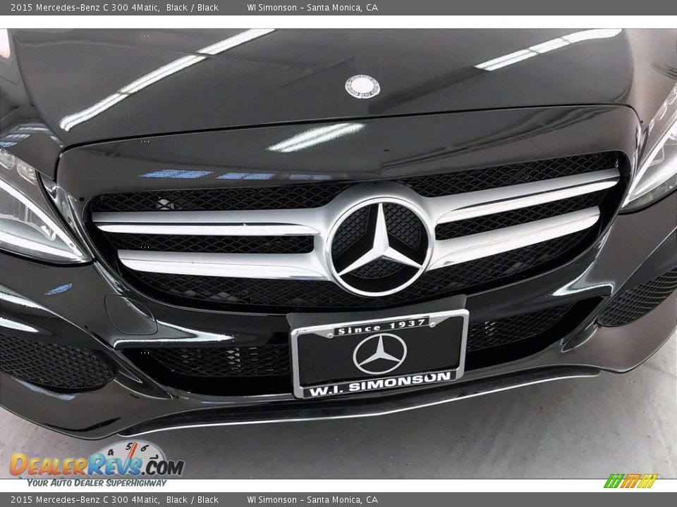 2015 Mercedes-Benz C 300 4Matic Black / Black Photo #33