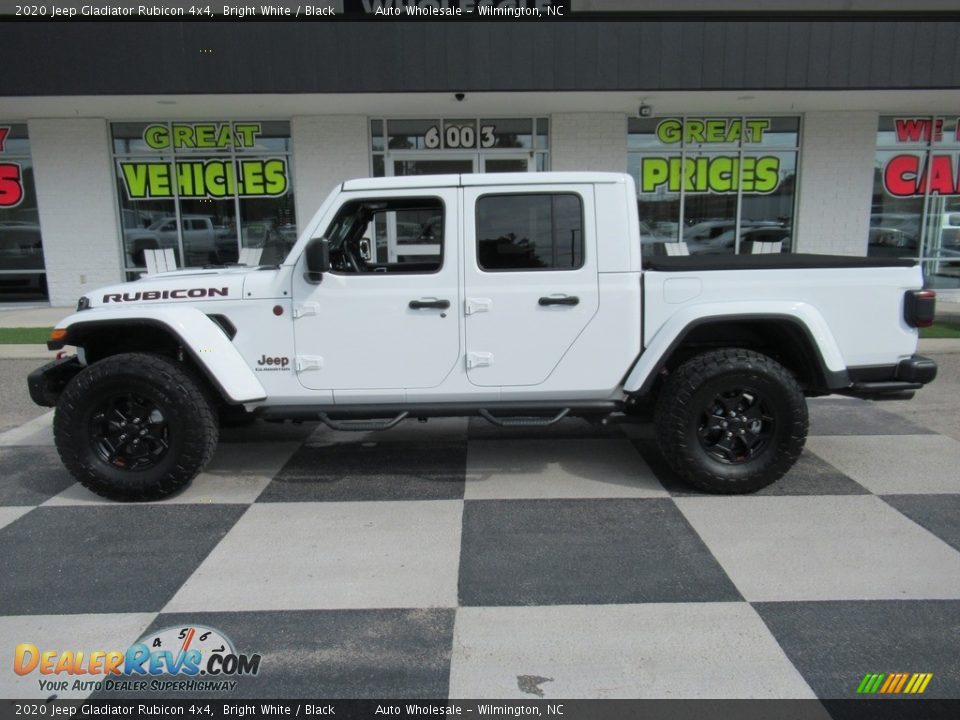 2020 Jeep Gladiator Rubicon 4x4 Bright White / Black Photo #1