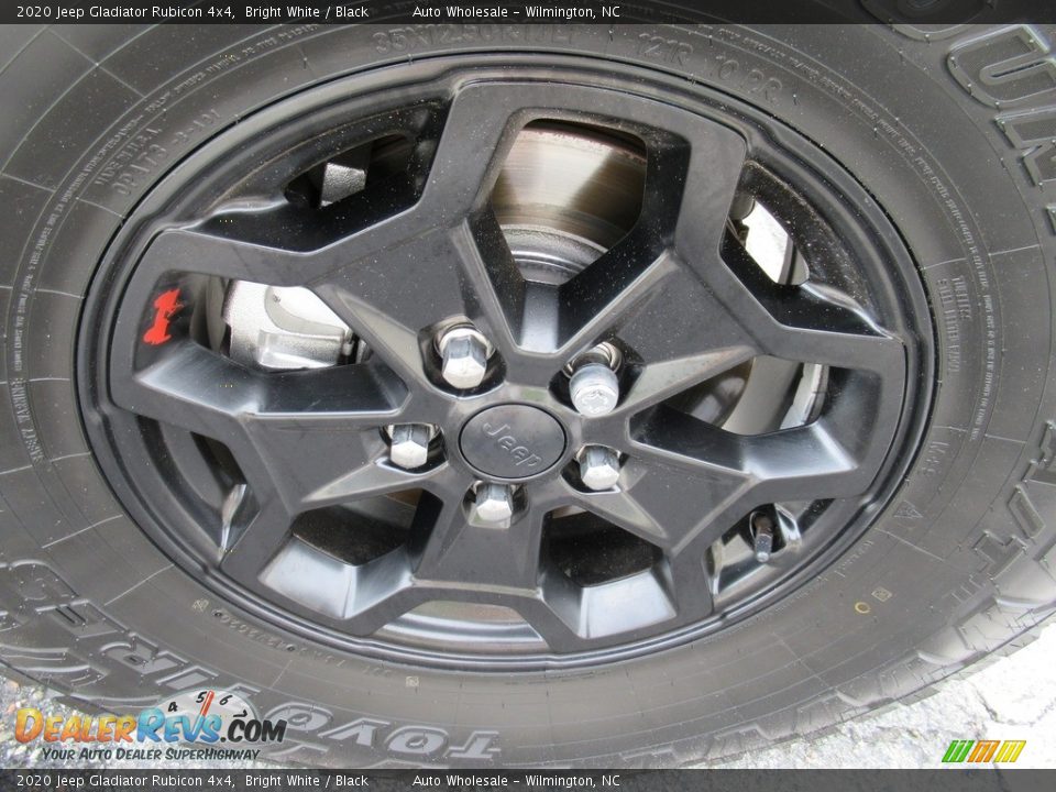 2020 Jeep Gladiator Rubicon 4x4 Bright White / Black Photo #7