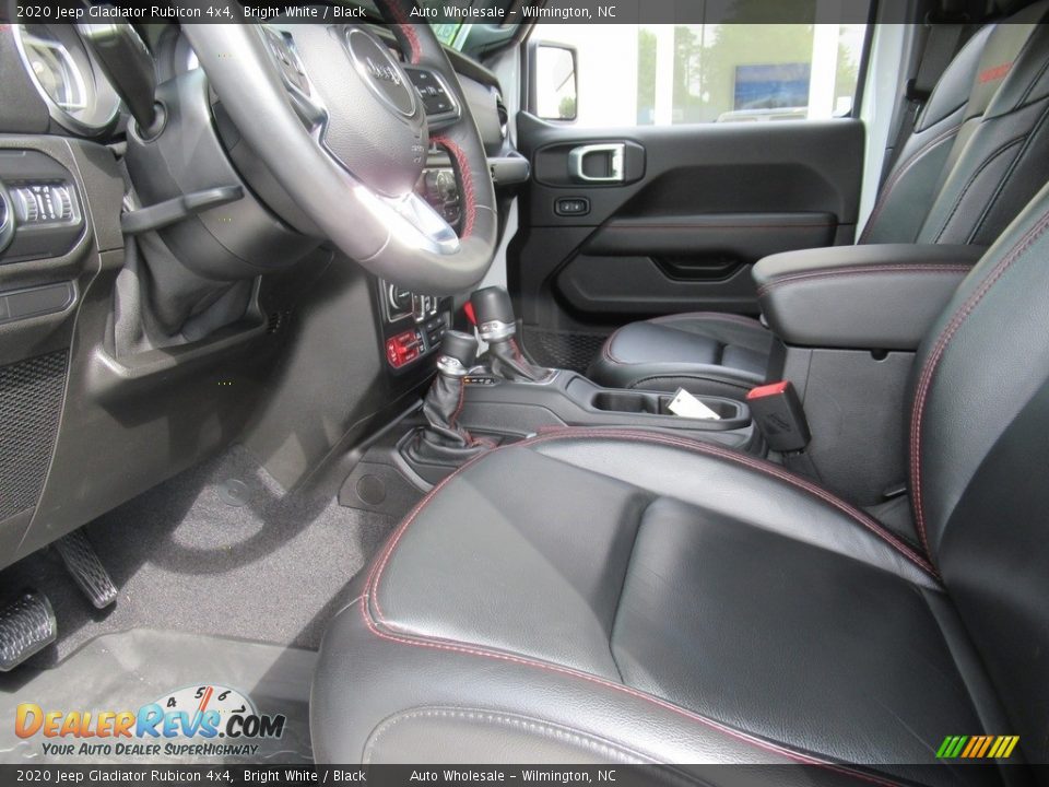 2020 Jeep Gladiator Rubicon 4x4 Bright White / Black Photo #10
