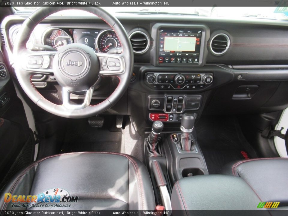 2020 Jeep Gladiator Rubicon 4x4 Bright White / Black Photo #14