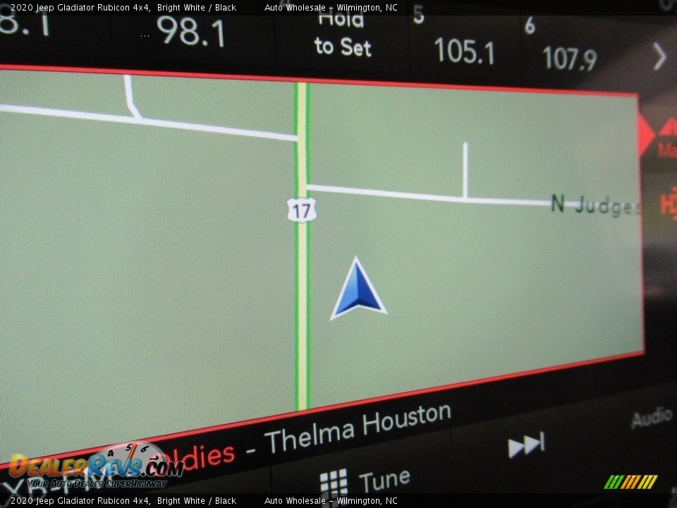 2020 Jeep Gladiator Rubicon 4x4 Bright White / Black Photo #16