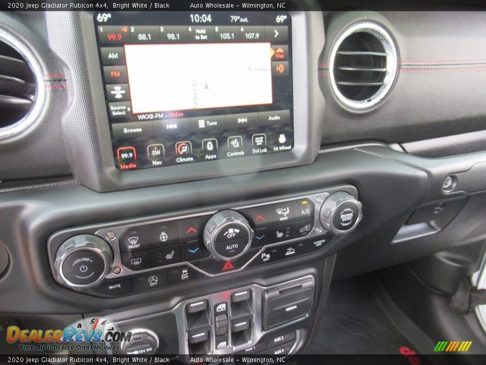 2020 Jeep Gladiator Rubicon 4x4 Bright White / Black Photo #17
