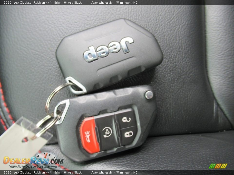 2020 Jeep Gladiator Rubicon 4x4 Bright White / Black Photo #20