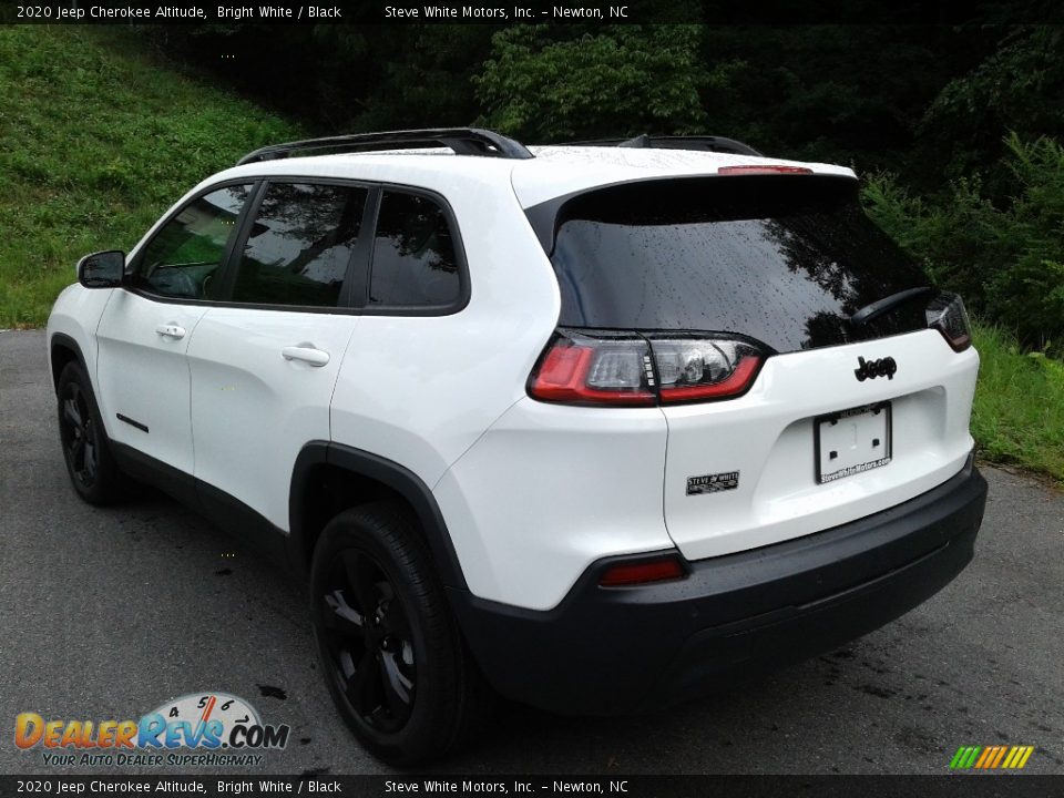 2020 Jeep Cherokee Altitude Bright White / Black Photo #8