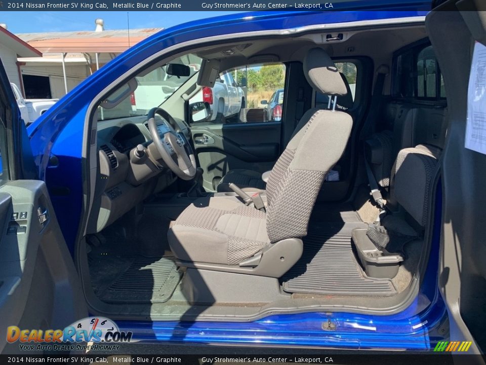 2014 Nissan Frontier SV King Cab Metallic Blue / Graphite Photo #8