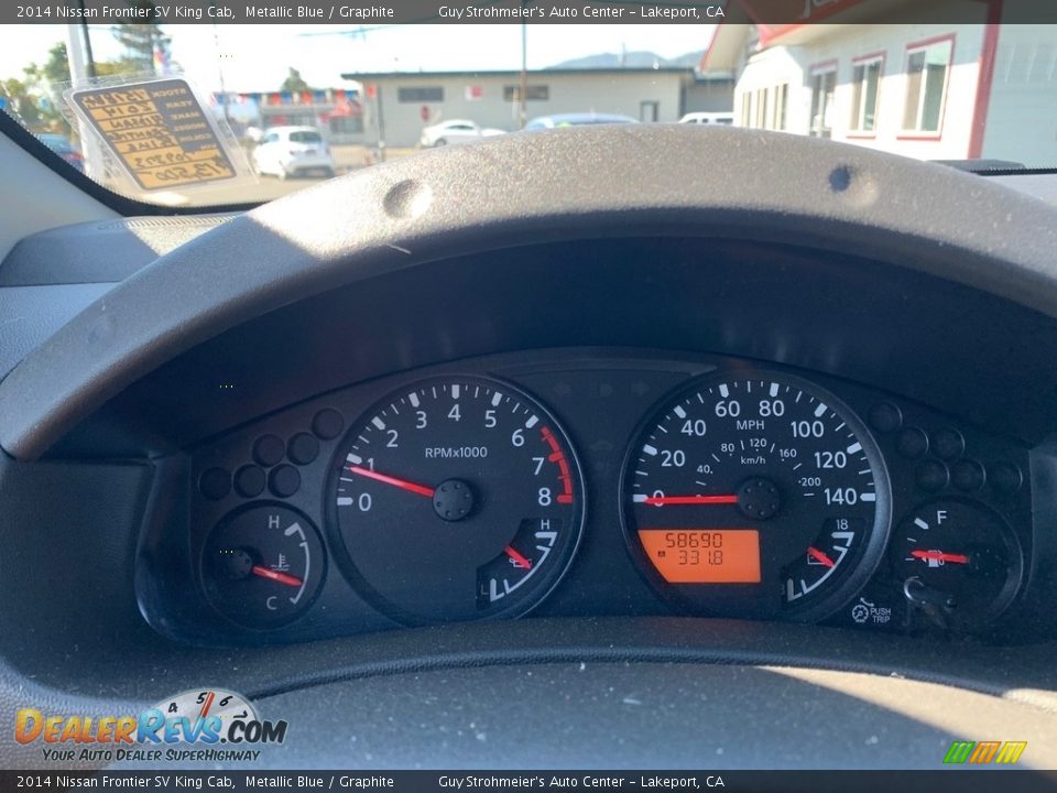 2014 Nissan Frontier SV King Cab Gauges Photo #9