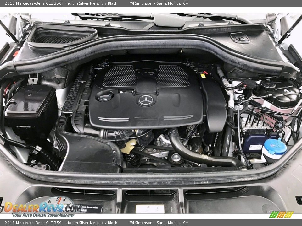 2018 Mercedes-Benz GLE 350 Iridium Silver Metallic / Black Photo #9