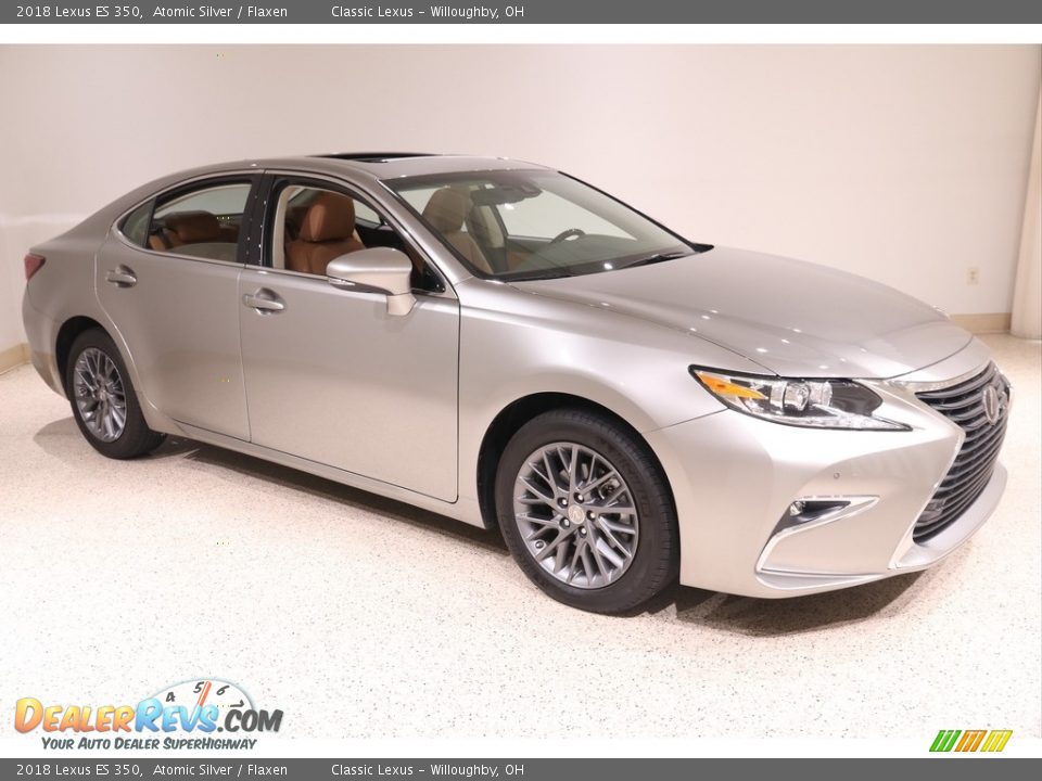 2018 Lexus ES 350 Atomic Silver / Flaxen Photo #1