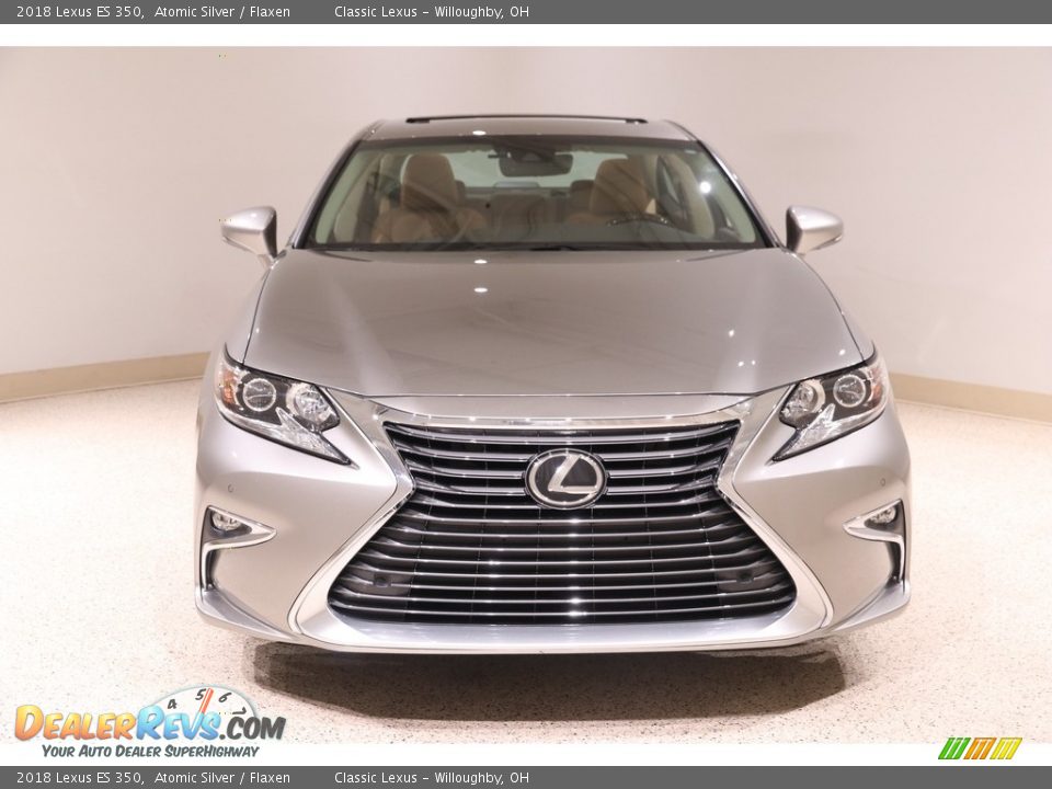 2018 Lexus ES 350 Atomic Silver / Flaxen Photo #2