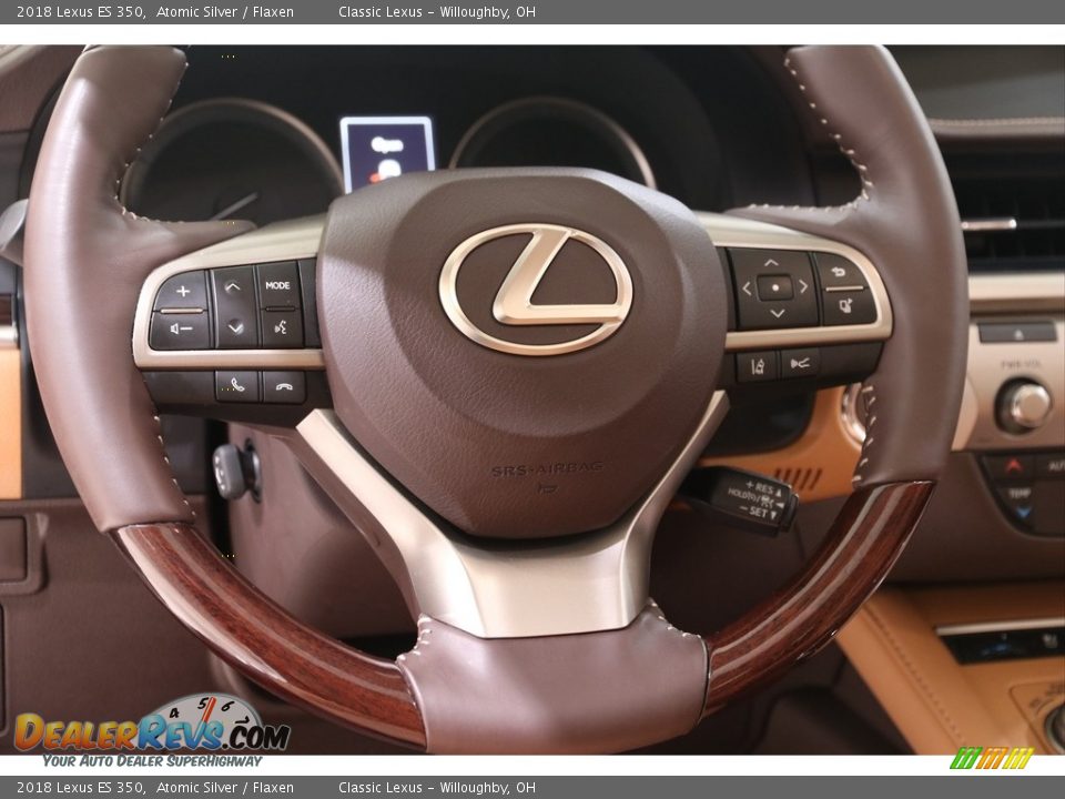 2018 Lexus ES 350 Atomic Silver / Flaxen Photo #7
