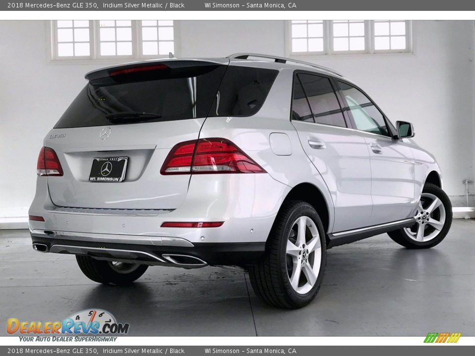 2018 Mercedes-Benz GLE 350 Iridium Silver Metallic / Black Photo #16