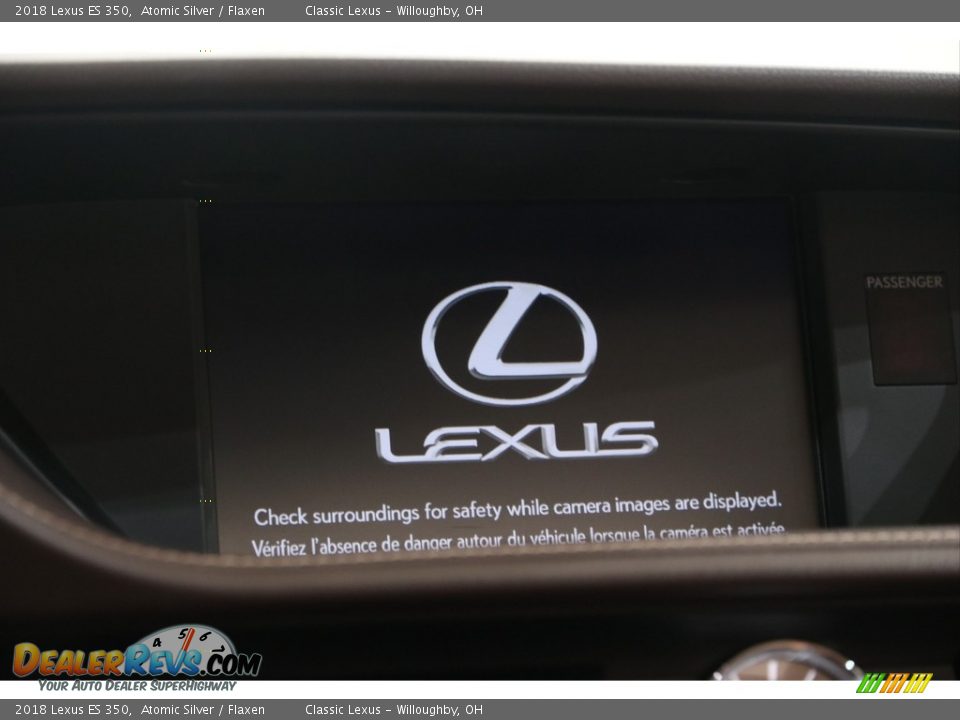 2018 Lexus ES 350 Atomic Silver / Flaxen Photo #10